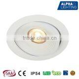 7W IP54 2014 Adjustable Dimmable Cob Led Downlighting Housing thumbnail-1