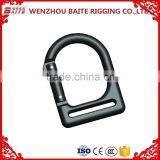 Aluminum High Quality High Tensile Black Climbing Carabiner Hook thumbnail-1