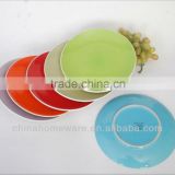 high quality colored ceramic plates
