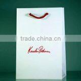 Cilents Custom White Kraft Paper Handle Bag With Red String Quality Choice