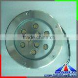 Embedded 9W RGB LED Underwater Light, DC24V, Edison LED, 156*150mm, IP68, Recessed, With AL Box