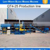 Fully Automatic Hydraulic Station QT4-25 Automatic Concrete Hollow Block Making Machine thumbnail-5