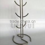 Euro Mug Holder, Large, Satin Nickel