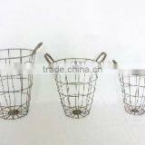 112086F-Metal Wire Storage Basket Organizer