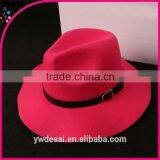Hot Sale Lady Hat Wool Hat Top Hat Autumn and Winter Cap thumbnail-2