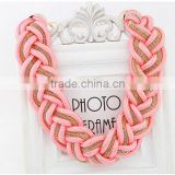 Jewelry Alibaba China Top Sale Latest Korean Fashion All-match Exquisite Alloy Fluorescence Rope Chain Necklace in Stock