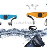 new portable wireless swimming driving ipx8 waterproof mp3 player 4gb vibrators,support FM