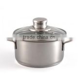 China wholesale stainless steel cookware with glass lids                        
                                                                                Supplier's Choice