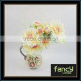 18 Heads Giant Silk Artificial Daisy Flowers Wholesale for Home Decoration