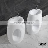 Solid Surface Freestanding Basin With Solid Surface Drainer Cover