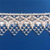 Soft Polyester White Lace Fabric Market in Dubai for Dress thumbnail-2