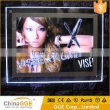 LED Ultra Slim Advertising Crystal Acryilc Light Box Frame Display Acrylic Ultra Slim LED Illuminated Light Box thumbnail-3