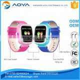 Touchscreen colorful smart watch for children kids Gps watch Phone