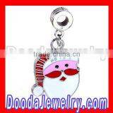 Wholesale Custom Metal Charm Jewelry Enamel Santa Claus Dangle Charms thumbnail-1