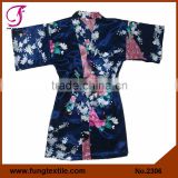 Fung 2306 Silk Satin Children Robe, Kid Robe Flower Girl Robe