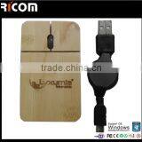 High Quality Ultra Slim Wooden Mouse,computer Wooden Mouse,usb Wooden Mouse--Shenzhen Ricom thumbnail-5