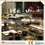 Stainless Steel Hot Pot Conveyor Belt for Restaurant Hot Pot Table thumbnail-1