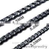 IPB Black Plated Thick Diamond Cut Chain of Steel thumbnail-2