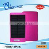 Factory Price High Conversion Rate Utralthin Metal Case 3000ma Monocrystalline Silicon Portable Mobile Battery Bank thumbnail-1