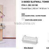 2-sided Slatwall Shelf and Garment Display Rack thumbnail-2