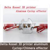 China Wholesale Delta Kossel 3D Printer Aluminum Cyclop Effector + Hot End Assembly Kit 1.75mm Filament for Kossel