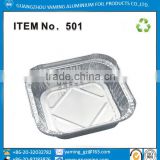 aluminium foil take away foil container for restauran food use with lids