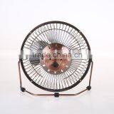 New Products 2016 USB Air Cooler Bronze Metal Antique Copper Fan Usb Desk Fan thumbnail-2