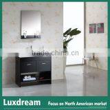 Contemporary Simple Bathroom Vanity With Single Drop-in Sink From China thumbnail-2