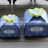 Small Middle Size Beautiful Purple Paper Gift Box Candy Paper Box for Wedding
