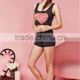 Printing Crop Top Lace Loose Ladies Crop Top for Women thumbnail-3