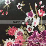 Japanese Style Vintage Flower Print Chiffon Fabric for Women Dress Sandal thumbnail-3