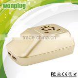 2016 Hot Selling UK EU Travel Adapter With Universal Female Socket thumbnail-1