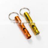 aluminium whistle sports keychain