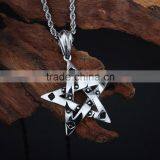 Vintage Jewelry Stainless Steel Fashion Pentagram Pendant thumbnail-3