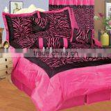 7Pcs Flocking Comforter Set