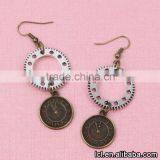 Cheap Fashion Imitation Jewelry New Popular Steampunk DIY 3pcs Gear Earrings Made in China Yiwu thumbnail-2