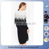2016 Fashion Ladies Designer Printed Dress Knitted Woolen Dress for Women thumbnail-2
