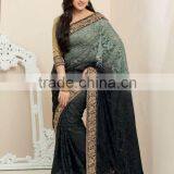 Indian Ethnic Sarees - Fashion Georgette, Poonam, Micro Poonam Saree thumbnail-2