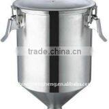 Stainless Steel Hopper With Locking Lid thumbnail-1