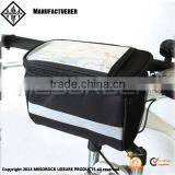Waterproof Reflective Bicycle Front Bag Cycling Basket Handlebar Bag Bike Handlebar Bag thumbnail-1