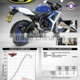 For SUZUKI GSX-R750 2006-2007 SM Motorcycle Exhaust Pipe LASER "X-treme" Exhaust GP-style + Cat. D70