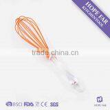 0300210 High quality 12" orange color silicone egg beater