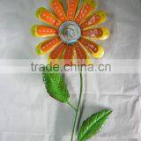 Garden Decoration Flower Stakes Decorative Flower Stake Metal Flower Stake Flower Garden Decoration Stake Flower Pick thumbnail-3