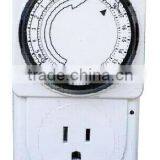 Grow Light Controller US EU UK AU NZ Plug Socket Daily 24 Hour Grounded Mechanical Automatic Switch Timer for Garden Greenhouse thumbnail-3