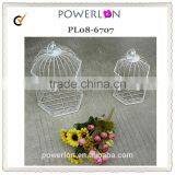 New Design Wedding Shabby Chic Decoration Iron Small Bird Cage thumbnail-1