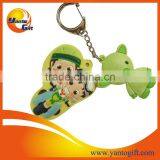 Lovely Design Cartoon Shape Pvc Keychain