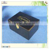 Large Grid Design Pine Hinge Lid Wooden Fruit Box thumbnail-2