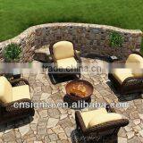2017 Trade Assurance Hot Sale Luxury Design Outdoor Garden Round Rattan Armchairs Furniture thumbnail-1