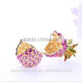 Wedding Take Away Gifts Artificial Diamante Mini Metal Pineapple Figurine thumbnail-3