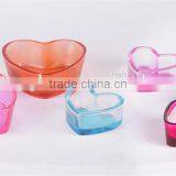 Colored Glass Candle Holder for Valentine's Day thumbnail-1